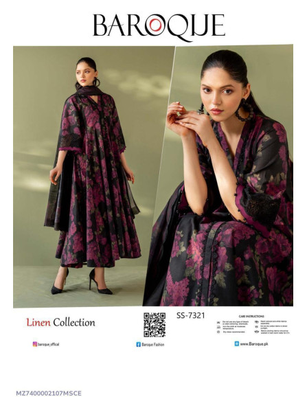 3 Pcs Women's Unstitched Digital suite 