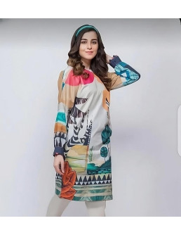 1 Pcs Women's Unstitched suit 