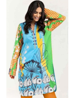 1 Pcs Women's Unstitched suit 