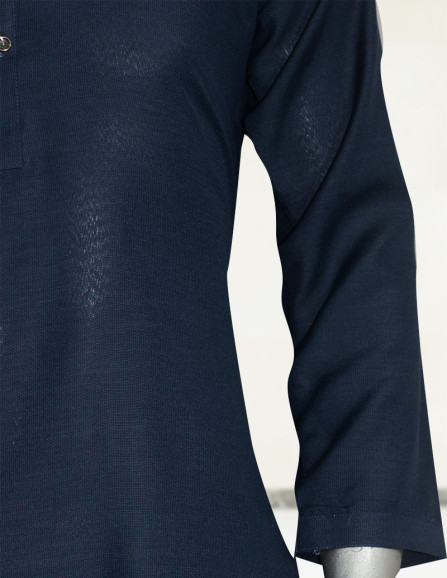 Men Ready to wear Navy Blue Maloki...