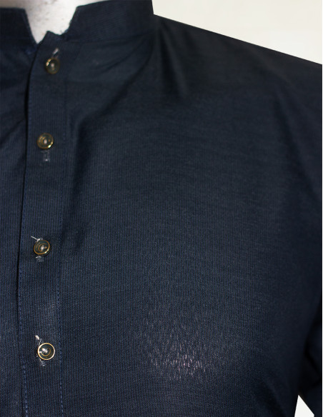 Men Ready to wear Navy Blue Maloki Kurta Pajama/Trouser by Kurta Dukan