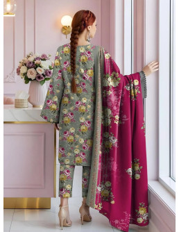 3 Pcs Women's Unstitched... 2