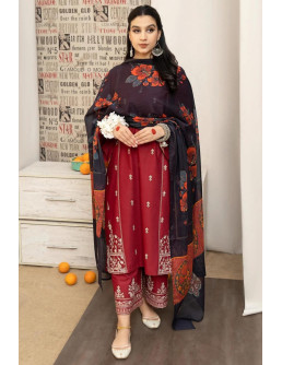 3 Pce Women's Unstiched...