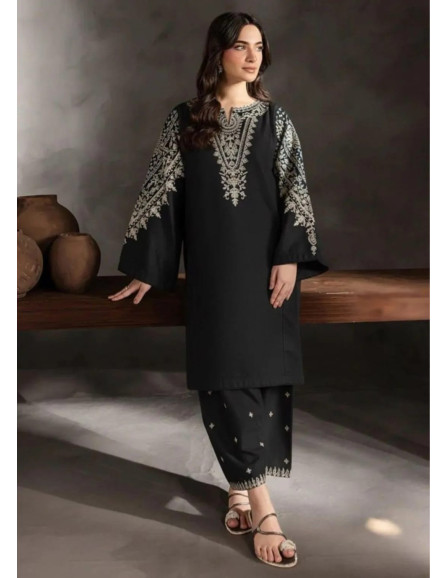 3 Pcs Women's Unstitched Embroidered 