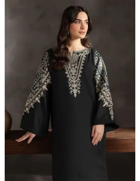 3 Pcs Women's Unstitched Embroidered 