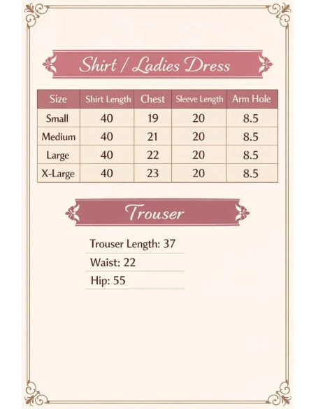 Stylish Women's Stitched Shirt And Trouser Set - Printed Design - 2 Pcs