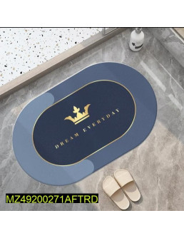 Silicone rubber bathroom mat