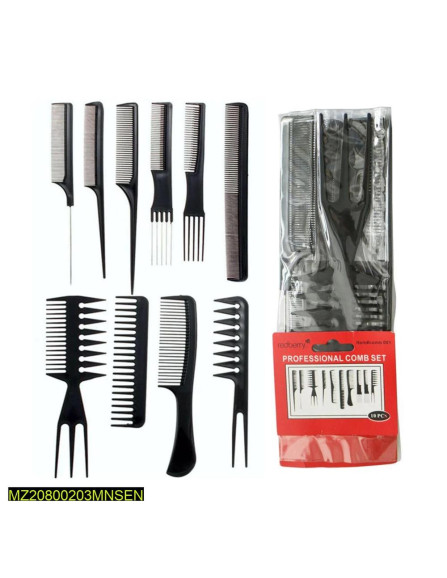 Salon hair comb set