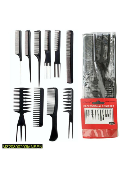 Salon hair comb set