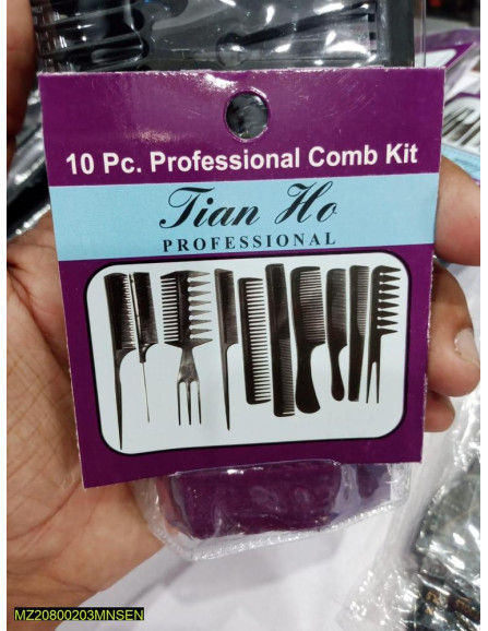 Salon hair comb set