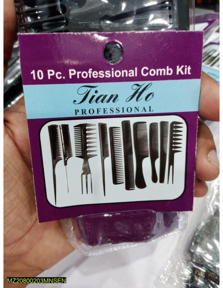 Salon hair comb set