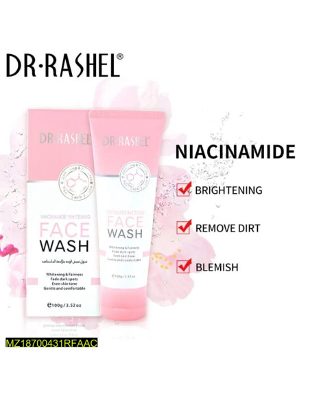 Niacinamide whitening face wash