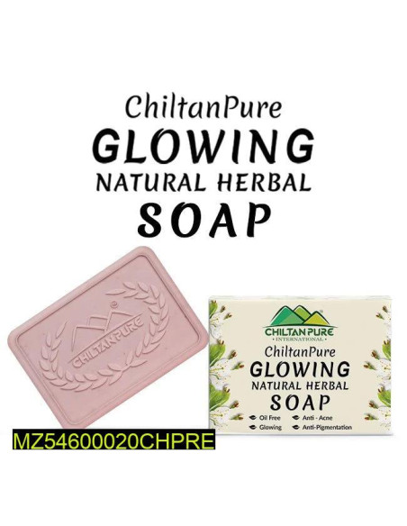 Glowing natural herbal soap