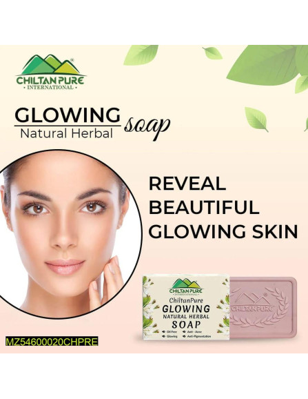 Glowing natural herbal soap