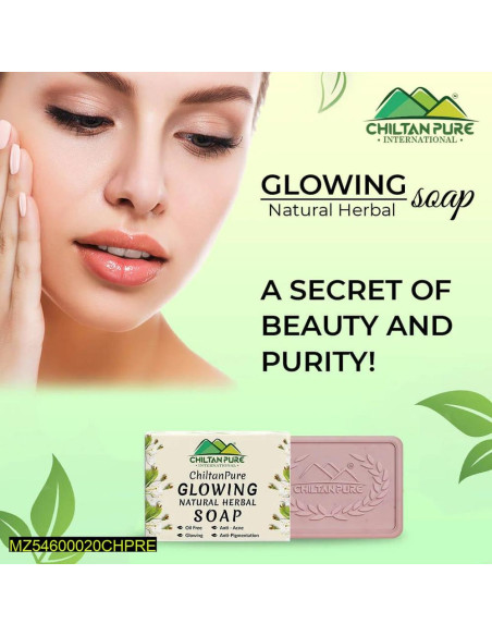Glowing natural herbal soap