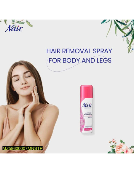 Hair removal spray