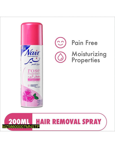 Hair removal spray
