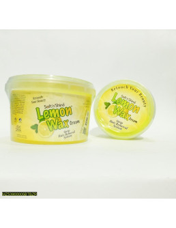 Lemon wax cream . Hair removal
