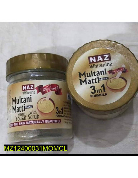 Multani mitti with husn-e-yousuf pack of 2