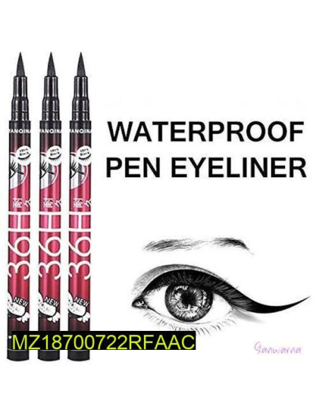 Eyeliner marker pen, pack of 3