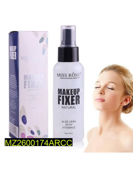 Makeup fixer matte finish spray