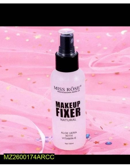 Makeup fixer matte finish spray